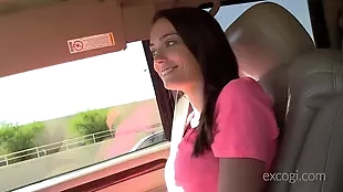 Ashley's good-looking skit on high webcam